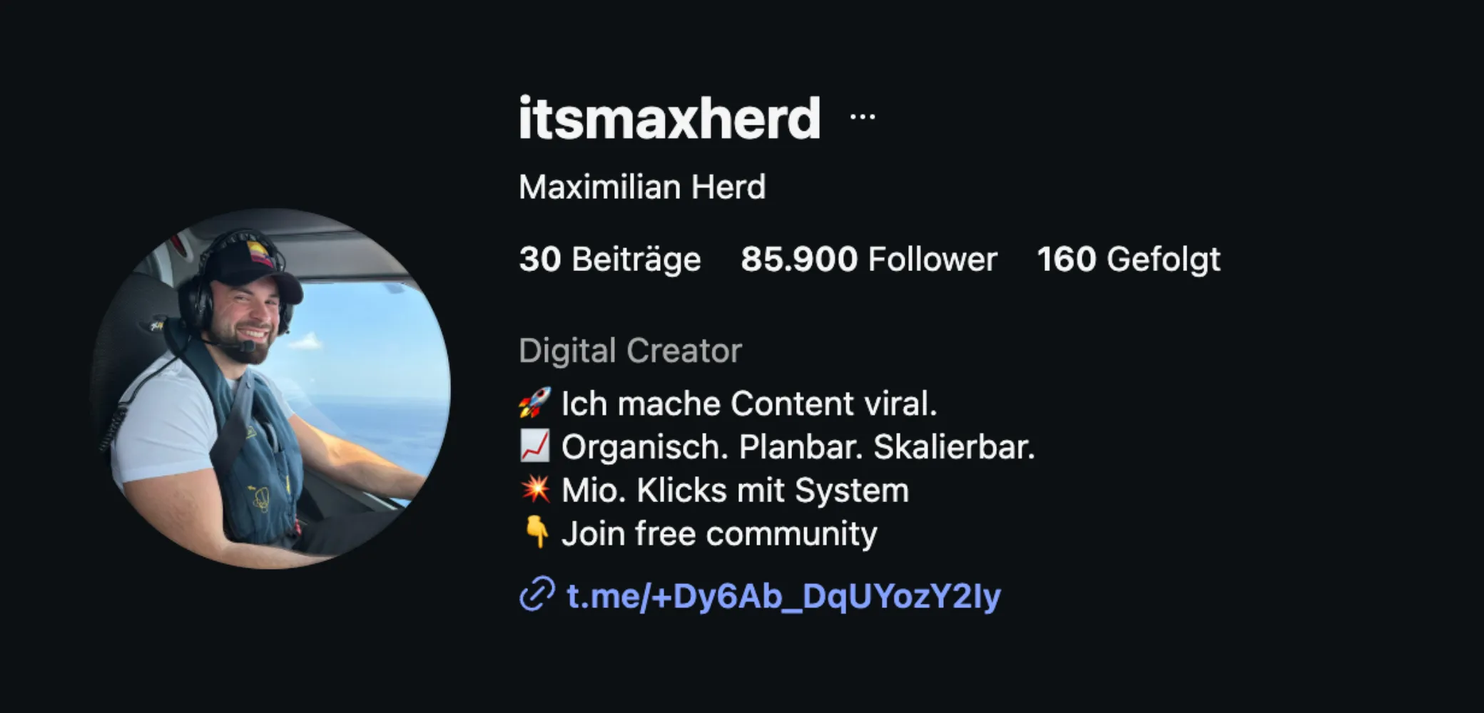 Persönlicher Account